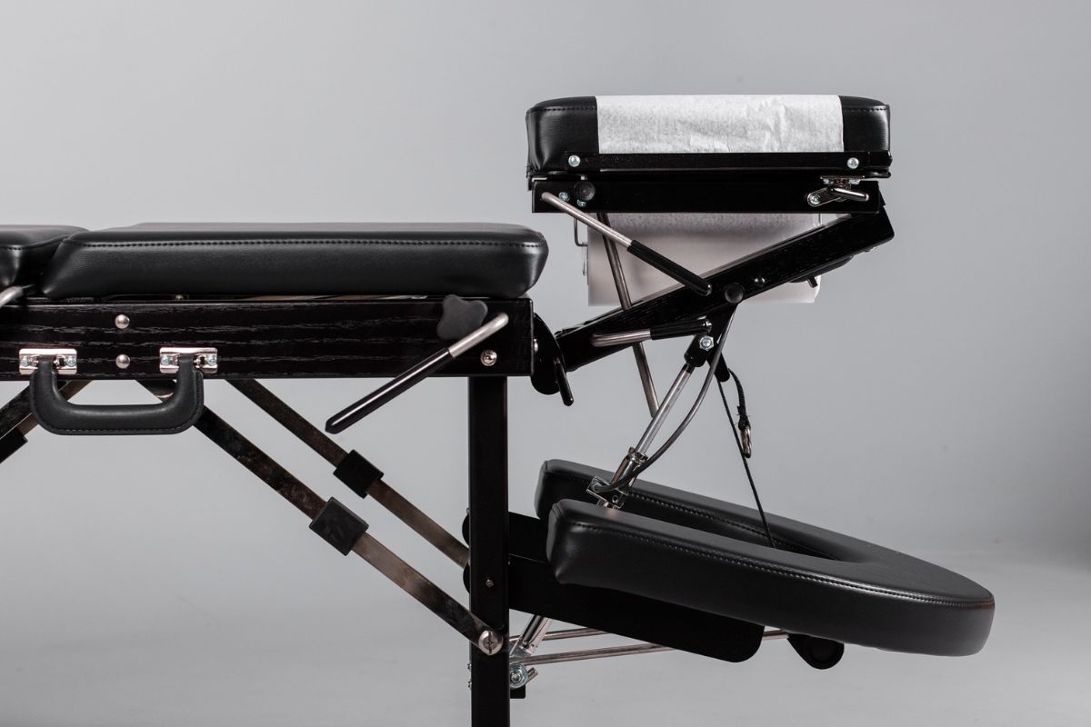 All Black Tour Table - Thuli Tables Chiropractic